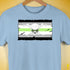 Agender Pride Pirate Flag Premium Unisex T-Shirt - Baby Blue